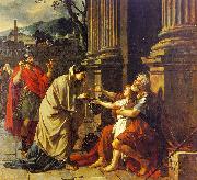 Jacques-Louis David Belisarius oil